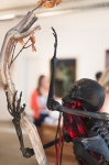 "Oil and Water" by Vio Wolf (Brittney Johnson), displayed at Gods, Heroes and Monsters. Photo: Logan Sorenson / LmSorenson.net