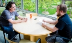 Chris Rager and SLUG's Henry Glasheen sitting down for a chat about voice-acting, favorite moments in Titanfall, and more! Photo: Matt Brunk (unlifephotography.com)