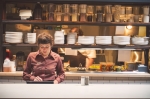 Annie from Rye sits behind the bar reading through their point of sale system while the kitchen staff cooks up some incredible dishes. Photo: Talyn Sherer