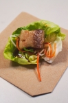 The pork belly tacos were to die for. Topped with daikon, carrot, cilantro and chili pickles, this treat leaves you craving more. Photo: Talyn Sherer