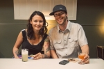 (L-R) Ill-esha and Chris Wright grab a drink and talk about her electronic music performances at Urban Lounge. Photo: Talyn Sherer