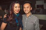 (L-R) Kelli Nakagama of www.randomactsofkelliness.com and Billy Yang were both excited to come out to Rye and get their grub on.