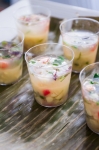 Sopa Fria de Piña from Frida Bistro was refreshing and spicy, giving us that extra kick to awaken our senses. Photo: Talyn Sherer