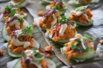 Frida Bistro made the Pepino con Jicama y Salmon Ahumando specifically for its V.I.P. guests. Photo: Talyn Sherer