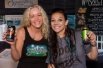 (L-R) Christina Meblus and Sheila Murphy-Buchner throw up the Squatters and Wasatch brews being featured at Friday's event. Photo: Talyn Sherer