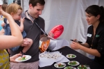 Tastemakers ticket holders get their cards marked off at each booth as they sample each delicacies. Photo: Talyn Sherer