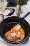 Silver comes all the way from Park City to dish up their provincial duck cassoulet with duck confit, cannellini beans, herbed and toasted baguette. Photo: Talyn Sherer