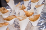 The sweet and spicy samosa's with garbanzo beans were provided by Copper Bowl. Photo: Talyn Sherer