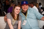 (L-R) Zac and Hillary Sybrowsky were stoked to be a part of the V.I.P. lounge experience. Photo: Talyn Sherer