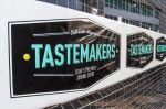 The Tastemakers sign decorates the surrounding fence throughout Gallivan Avenue. Photo: Talyn Sherer