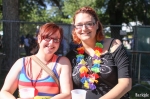 Sara comes to Pride every year to support her mom. This is Holly’s first time at Salt Lake’s Pride Festival. Photo by John Barkiple.