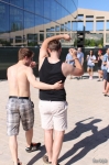 Casey and Eric invite anyone who wants to learn to dance to stop by Pulse on Saturdays from 7-10 p.m. at the SLC Pride Center – partners optional. Photo by John Barkiple.