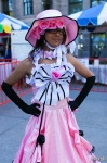 Anthony brought some Black Butler cosplay to Pride with a Robin Ciel dress. Photo by John Barkiple.