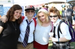 Emily, April, Megan and Felicia think neckties are as fun for girls as they are for boys. Photo by John Barkiple.