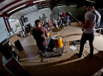 Drummer Dakota Broadhead and Travis Adamick of Sunchaser shredding as the contest began winding down. Photo: Matthew Windsor