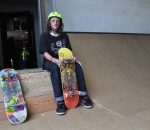 Gabe Richins rests before the jam session begins! Photo: Robin Sessions