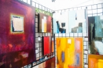 Paintings by David Maestas. Photo: Martin S Rivero