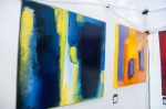 Paintings by David Maestas. Photo: Martin S Rivero