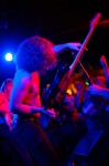Brooks Hall, guitarist for The Breakers, pushes his guitar out mid-solo, a preview of the riotous style that continuous throughout the set. Photo: Garrett Allen