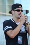 B-Boy Federation emcee. Photo: John Barkiple