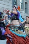 Juana Ghani belly dancer. Photo: John Barkiple