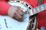 Red Desert Ramblers' banjo. Photo: John Barkiple