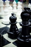 Lots of games are available at the board-gaming section of the con, including a giant chess board! Photo: Matt Brunk