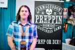 Travis from Imp House already produces "Armageddon Preppin'—The Doomsday Readiness Game," but is hard at work on their next project: "Night of the Saucers!" Photo: Matt Brunk