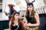 More Voodo Pearl Mermaids, this time posing in front of a sunken pirate ships—with skeleton pirates and everything! Also note the huge, intimidating snake. Photo: Matt Brunk