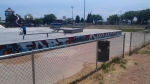 A couple of kids showed up to the park early to practice. Photo: Michael Sanchez
