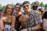 (L-R) Kylee, Ian and Mitch post up for a quick photo before The Expendables tear up the stage. Photo: Talyn Sherer