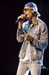 Matisyahu takes to the stage sporting a denim look at Saturday nights show. Photo: Talyn Sherer