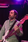Rob Douglas on bass for Nick Waterhouse. Photo: Logan Sorenson/LmSorenson.net