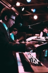 JB Flatt's keyboards melting the ears off of the audience at Urban Lounge.  Photo: Logan Sorenson/LmSorenson.net