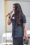 SLUG Magazine Editor Angela Brown, who also happens to be Craft Lake City’s Executive Director, gets the crowd laughing as she introduces the speakers for the Craft Lake City Annual Mixer. Photo: Garrett Allen
