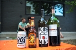 The wine and beer selection, leading off with Uinta’s 801 Pilsner. Support local breweries! Photo: Garrett Allen