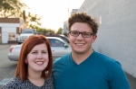 Brynn and Carson Heslop arrive early before doors to make sure to get a great seat for the show. Photo: Logan Sorenson / LMSorenson.net