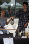 Just some minions pouring some delicious Charming Beard coffee. Photo: Chris Gariety