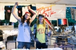Spilt Ink’s Shane and Aaron were stoked to reveal T-shirt printing techniques to Craft Lake City’s guests. Photo: John Barkiple