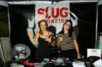 Janie and Alex cover the SLUG Magazine booth. “We do cool things,” Janie said. Craft Lake City grew from a SLUG Magazine event six years ago, but now it’s all grown up as a non-profit craft festival/education juggernaut. Photo: John Barkiple