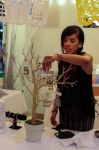 Veronica Perez’s jewelry has a “northwestern and punky style” that appeals to Geralyn. Photo: John Barkiple