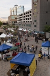 Craft Lake City's DIY Festival, food tents and the KRCL stage below the VIP Patio. Photo: @LmSorenson