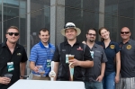 A gathering of brewer representatives from various locel breweries, proudly representive their craft. Photo: @LmSorenson