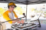 Harry Cross making DJ'ing sexy at Craft Lake City DIY Festival. Photo: @LmSorenson