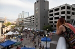 Brittnee McQuade onlooking over the festivities. Photo: @LmSorenson