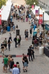 Vendors and attendees filling the streets at Craft Lake City's DIY Festival. Photo: @LmSorenson