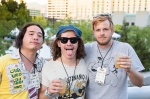 Wesley Spry, Brooks Hall and Seth Cook stop for a photo opp. Photo: @LmSorenson