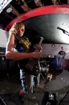 Die Off bassist Darren Watts was super entertaining to watch. Photo: Matthew Windsor
