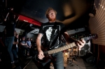 Cult Leader guitarist Mike Mason held it down with two Marshall stacks, singlehandedly bringing out a gnarlier sound than most bands achieve with two guitarists. Photo: Matthew Windsor