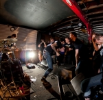 Cult Leader's crowd was almost as entertaining to watch as the band themselves. So much headbanging, the front row just looked like a sea of hair and sweat. Photo: Matthew Windsor